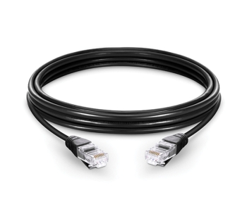 Avalon cat 6 UTP Patch Cord (Black) 0.5 mtr