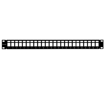 Avalon Cat 6A  24 Ports Shielded Patch Panel