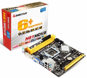 Biostar H81MDV3 Motherboard 