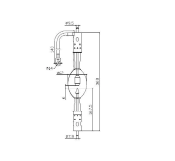 Barco DP2K-32B / Replacement Lamp XD4500HP/G