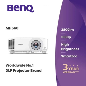 BenQ MH560 3800 Lumens 1080p SmartEco and Simple Setup for Classroom & Conference Projector