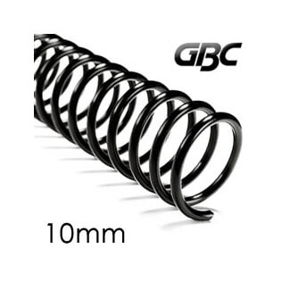 GBC BINDING COIL 6MM CLEAR (SHEET CAP. 30 - 80 GSM / BOX OF 100)