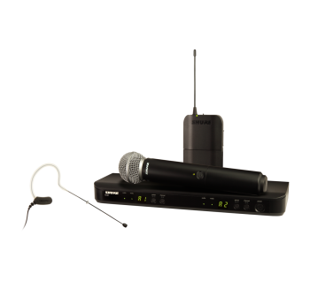  Shure Wireless System with SM58 Handheld and MX153 Headset 