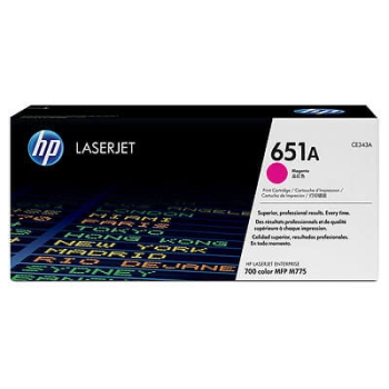 HP 651A Magenta LaserJet Toner Cartridge CE343A