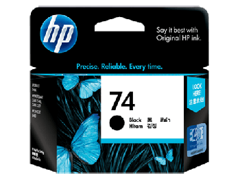 HP 74 Black Original Ink Cartridge (CB335WA)