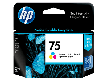 HP 75 Tri-color Original Ink Cartridge (CB337WA)