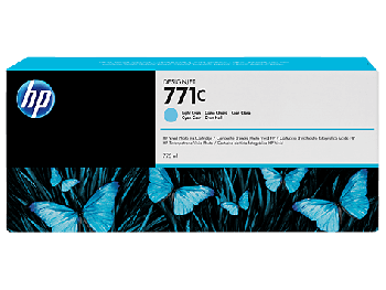 HP 771C Light Cyan Designjet Ink Cartridge (B6Y12A)