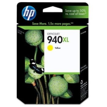 HP 940XL Yellow Officejet Ink Cartridge - Genuine