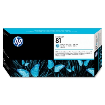 HP C4954A Light Cyan Dye Printhead and Printhead Cleaner