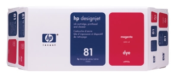 HP C4992A Magenta Dye Ink Cartridge and Printhead