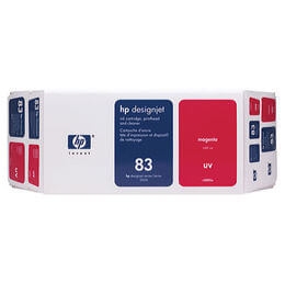 HP C5002A Magenta UV Ink Cartridge and Printhead