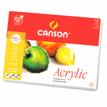 CANSON OIL & ACRYLIC PAPER PADS A3 (10 SHEETS)