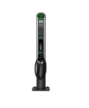 Tellus Power 7.2kW Pedestal Mount 30Amps Single/Dual Port 208-240V AC Electric Vehicle Charging Station