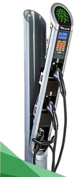 Tellus Power 7.2kW Pole Mount 30Amps Single/Dual Port 208-240V AC Electric Vehicle Charging Station