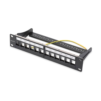 Avalon Cat.6 12 Port Unshielded Blank Patch Panel 