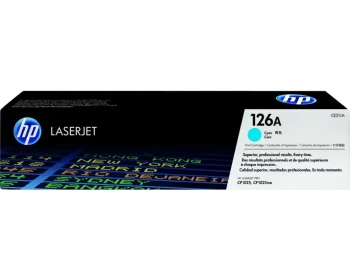 HP 126A Cyan LaserJet Toner Cartridge (CE311A)