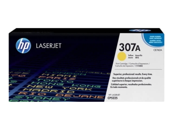 HP CE742A Yellow Laserjet Toner Cartridge