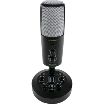 Mackie Chromium Element Series Chromium Premium USB Condenser Microphone & Built-In 2-Channel Mixer