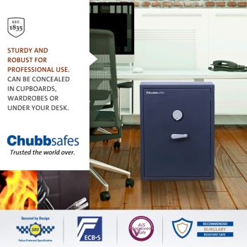 Chubbsafes M-190 Senator Safe 190L Key Lock Fire & Burglary Security Safe