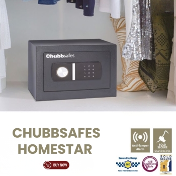 Chubbsafes Homestar M55 Security Safe with Electronic Lock & Alarm Safe