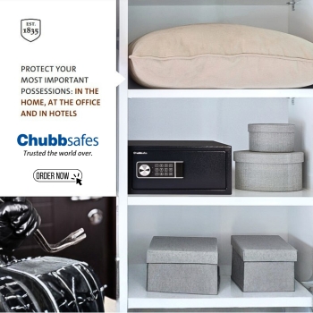 Chubbsafes Elements Air Hotel M-25 24L Electronic Lock Burglary Resistant Safe