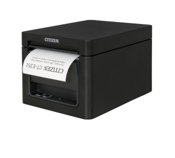 Citizen CT-E351 203 dpi Thermal Printer USB, RS232, 8 dots/mm, Black