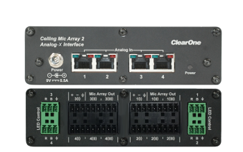  ClearOne 910-6200-103 Ceiling Mic Array Analog X Interface Box