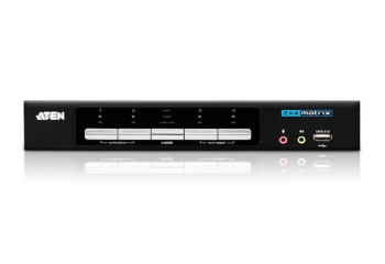 Aten 2x4 DVI-HD Audio/Video Matrix, Cursor Switch KVMP Switch