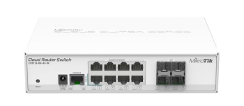 MikroTik CRS112-8G-4S-IN 10 Watt Cloud Router Switch