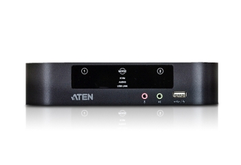 Aten 2-Port USB Mini DisplayPort/Audio Dual Display KVMP Switch