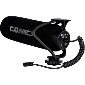 Comica Audio CVM-V30 LITE B Camera-Mount Shotgun Microphone for Cameras 