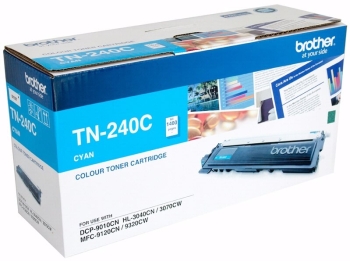 Brother TN 240 Cyan Toner Cartridge