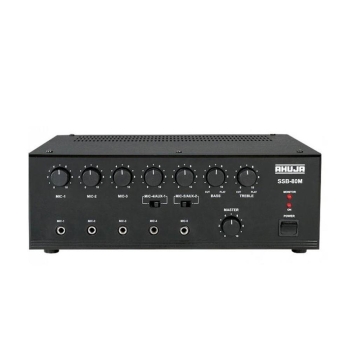 Ahuja SSB80EM 5-Microphone & 1-Aux Input PA Amplifier