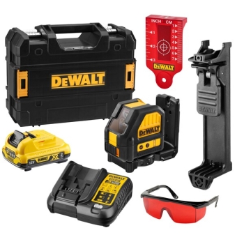 DEWALT DCE088D1R-GB 12V 20M Red Beam Cross Line Laser 