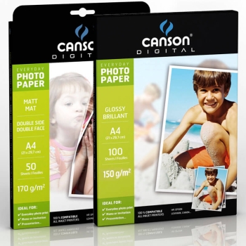CANSON GLOSSY PHOTO PAPER PERFORMANCE RANGE (50 SHEETS)