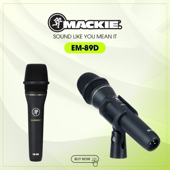 Mackie EM-89D EleMent Series Dynamic Vocal Microphone