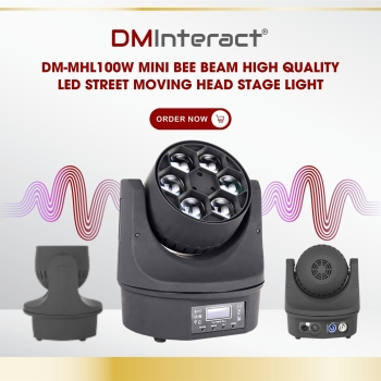 DMInteract DM-MHL100W Mini Bee Beam High Quality LED Street Moving Head Stage Light