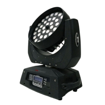 DMInteract DM-MHL36 16CH DMX Control with 36*18W 6 in 1 RGBW LED Zoom Moving Head Stage Light