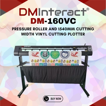 DMInteract DM160VC 7pcs Pressure Roller and 1540mm Cutting Width Vinyl Cutting Plotter