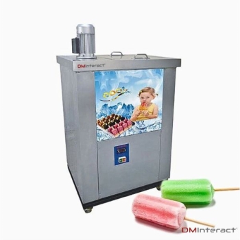 DMInteract 2 Molds 1.4Kw Commercial Ice Lolly Making Machine