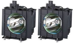 Panasonic ET-LAD40W  Original Lamp Twin Pack With Housing 