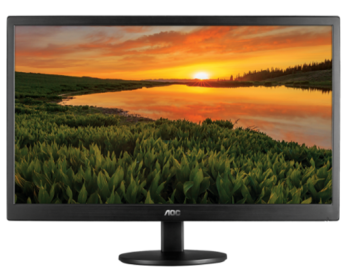 AOC E970SWHEN 18.5” LED With HDMI VGA Bivolt  (Black)