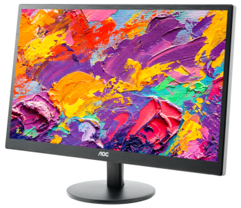 AOC E970SWN LED 19 Monitor Class VGA Only (Black)