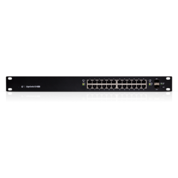 Ubiquiti EdgeSwitch 24-Port 500-W Managed PoE + Gigabit Switch with SFP