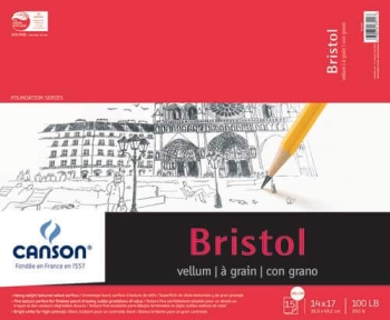 CANSON BRISTOL DRAWING PAPER PADS A4 (20 SHEETS)