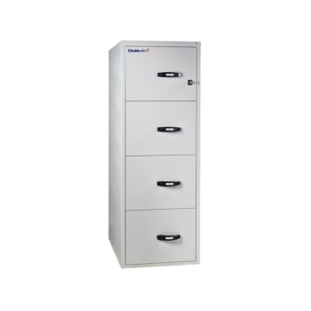 Chubbsafes FireFile 31” M-270 4 Drawers 272L Fireproof & Burglary Key Lock Filing Cabinet