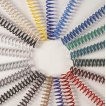 GBC BINDING COIL 12MM WHITE (SHEET CAP. 90 - 80 GSM / BOX OF 100)