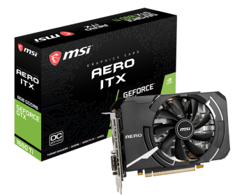 MSI GeForce® GTX 1660 Ti AERO ITX 6G OC Graphics Card