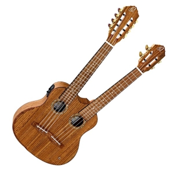 Ortega HYDRA Double Neck Tenor 4/8 Strings Ukulele