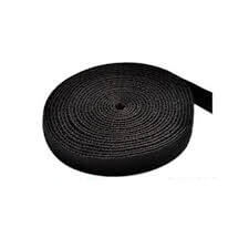 20mm Cable Tie Velcro Straps Strips Tape Wrap 25Meter Black